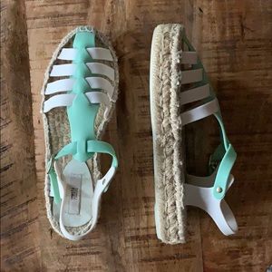Miista Espadrille Platform Jelly Sandal